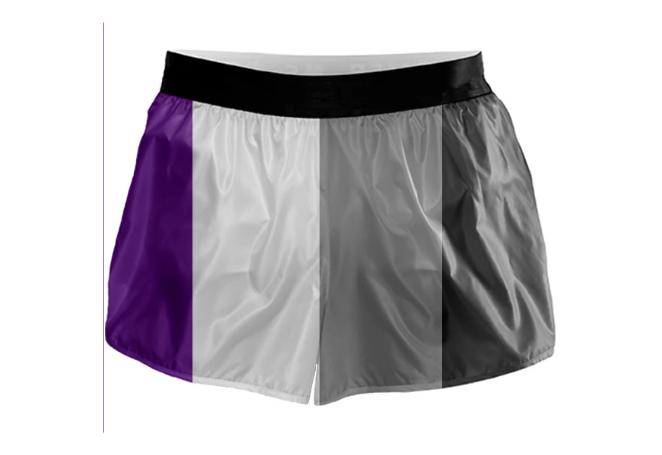 Asexual Flag Running Shorts