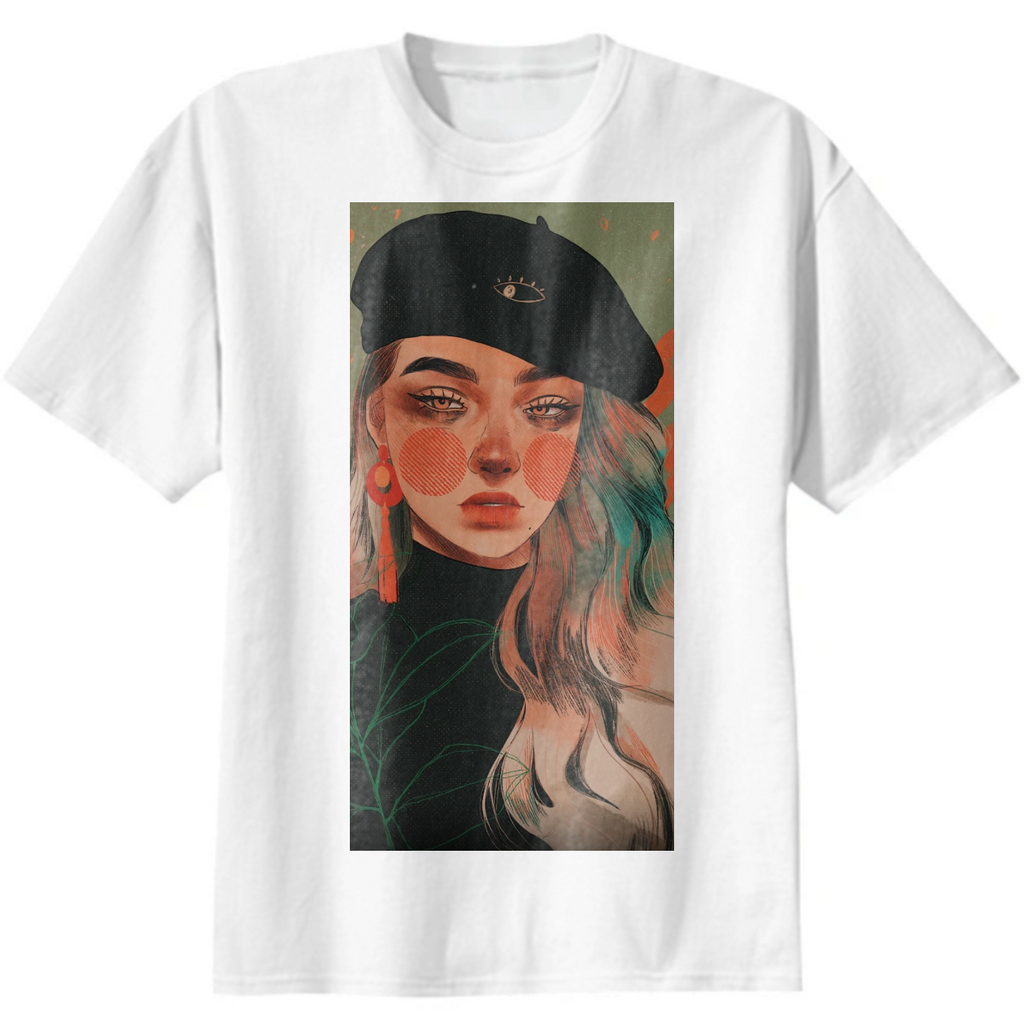 Девушка в берете