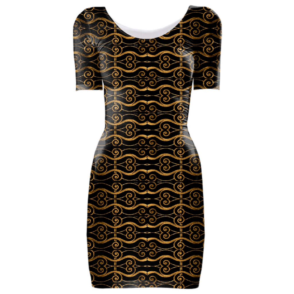 Luxury Golden Oriental Ornate Pattern