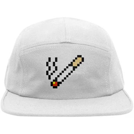 Lit Cigarette Cap