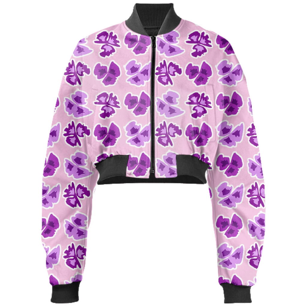 Purple Butterfly leaves jacket