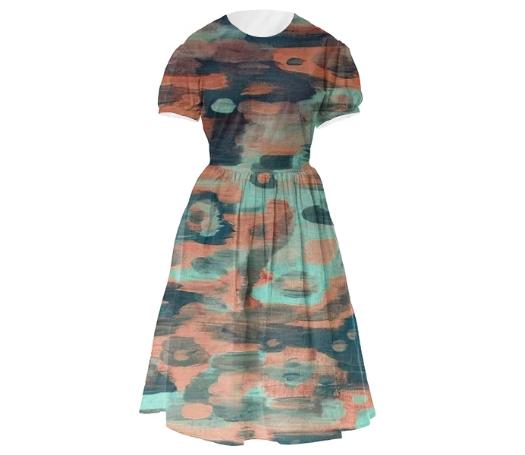 Sea Foam Dirndl Dress by Amanda Laurel Atkins