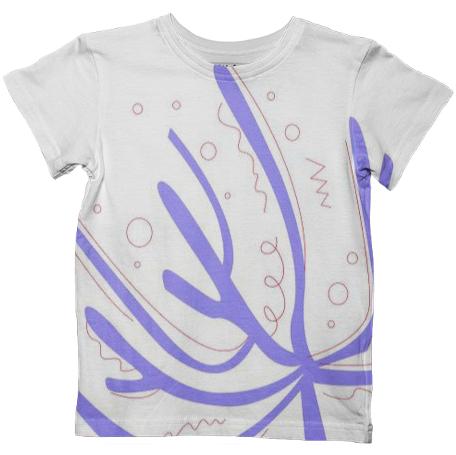 Kids stylish Cotton T Shirt PURPLE CORAL