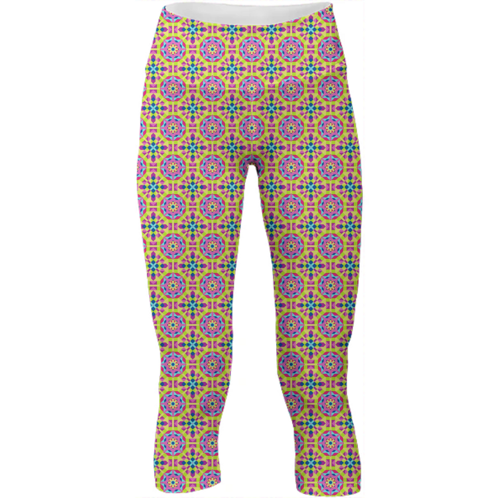 Neon Pattern Yoga Pants #3