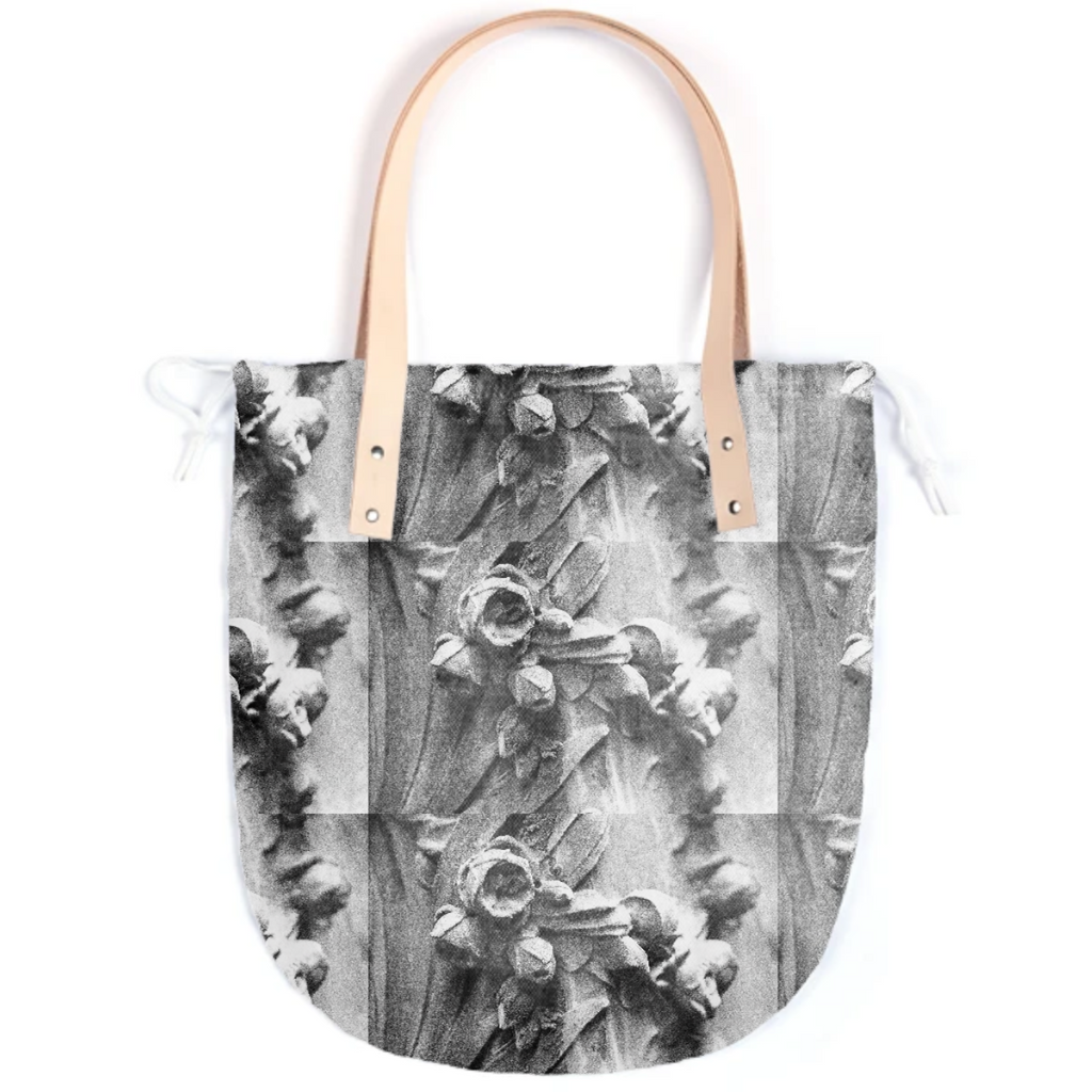 marble flowers tote 1