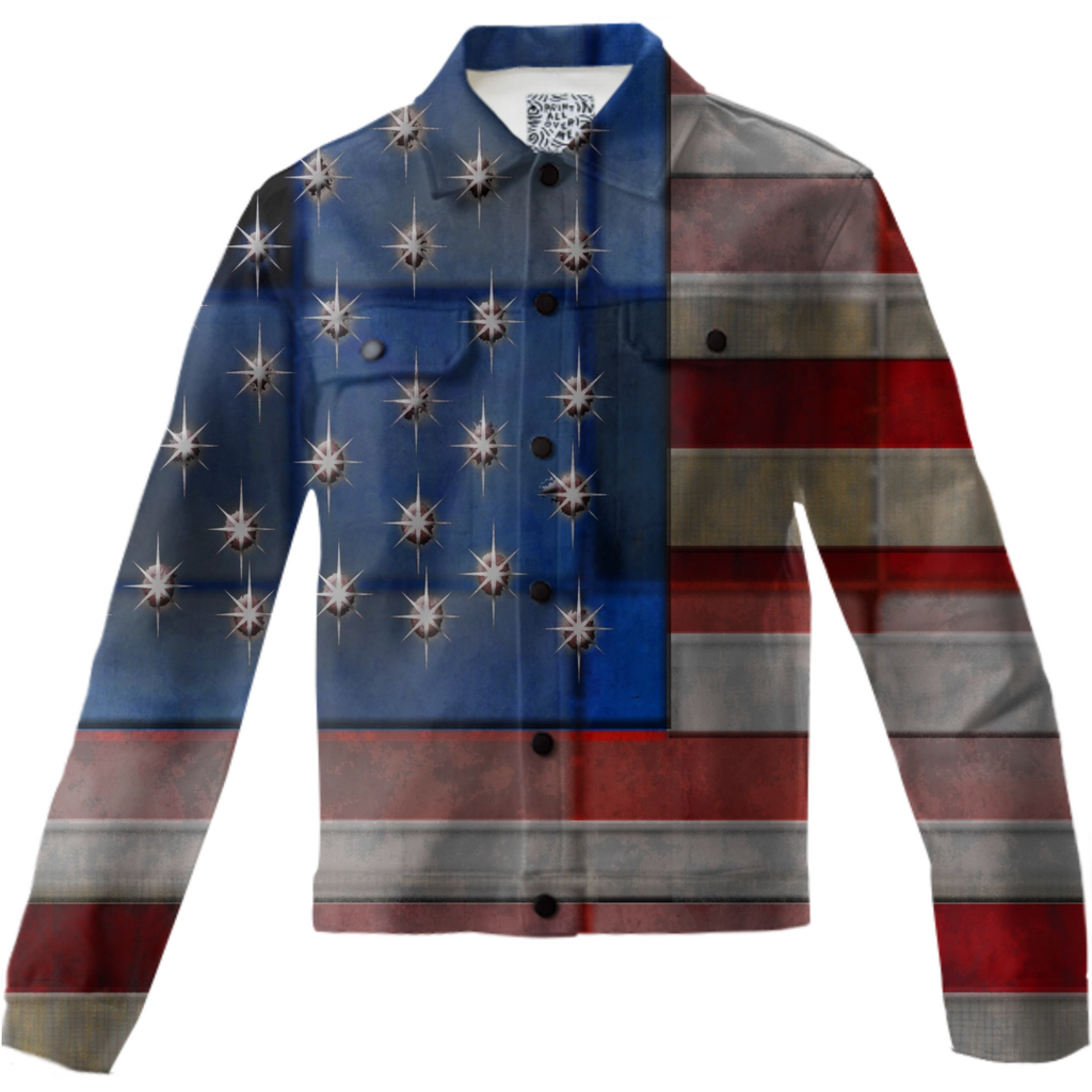 American Flag Twill Jacket