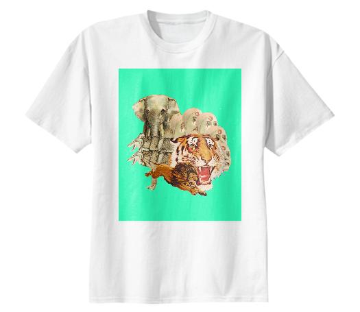 Placed Cotton T shirt