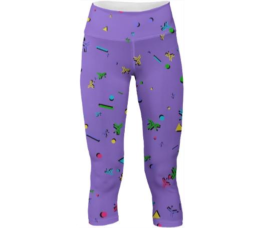 RetroHaskell Purple Fiesta Yoga Pants