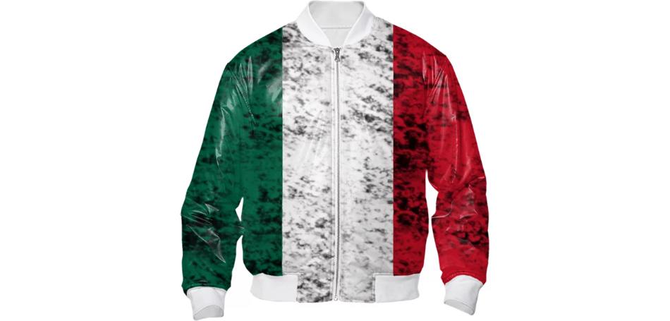 Mexico Flag Bomber Jacket