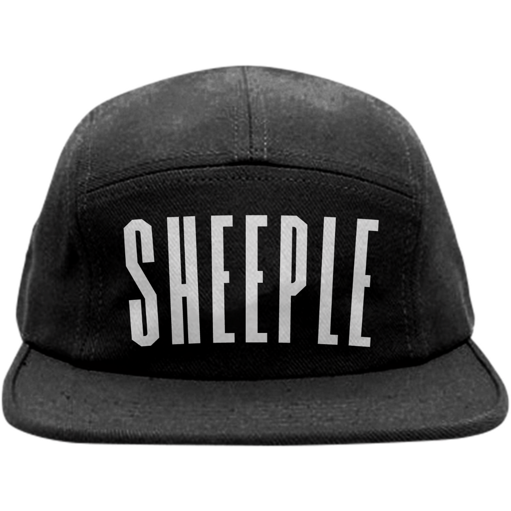 Sheeple 5-Panel Hat | White