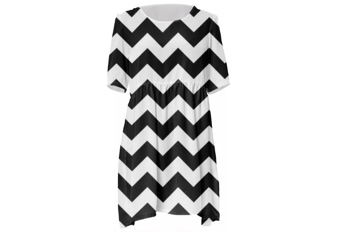Black and White Chevron