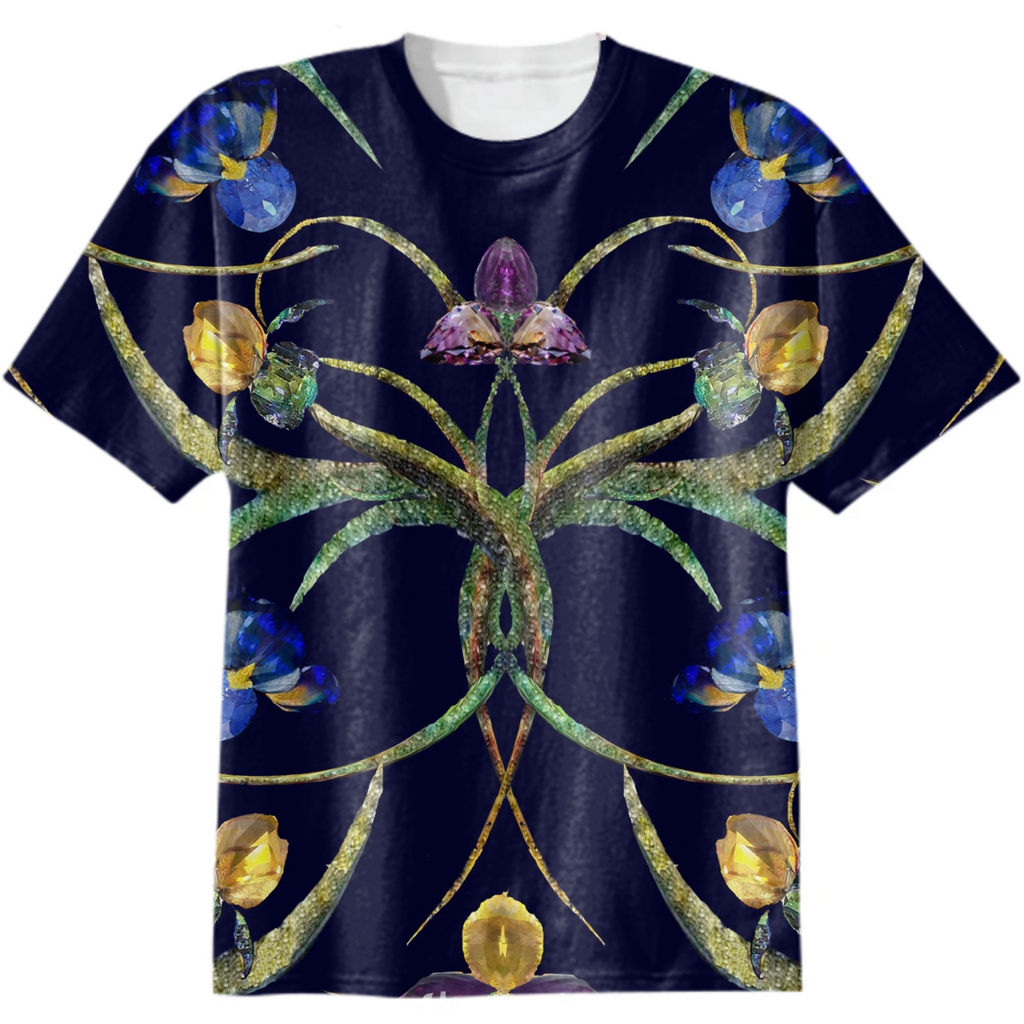 jewels irises on the dark