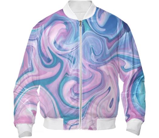 Marble Bomber Jacket BOM0010