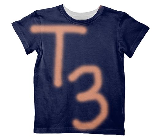 T3 NAVY PINK TSHIRT