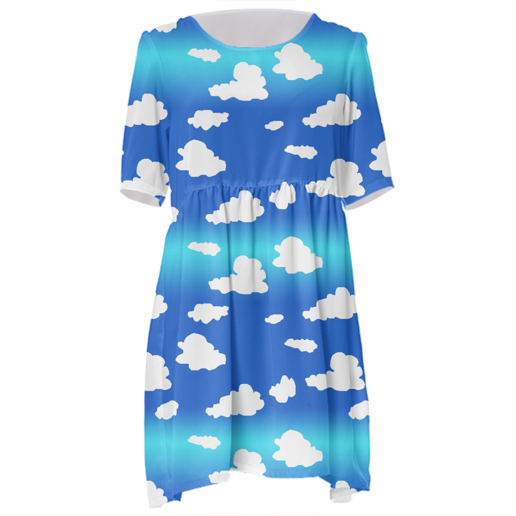 Clouds Babydoll Dress