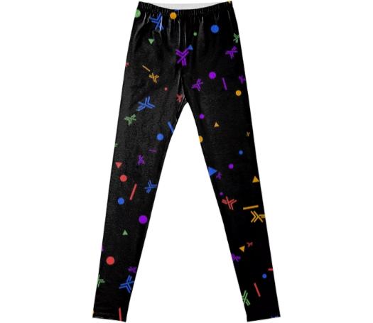 RetroHaskell Black Tako Leggings