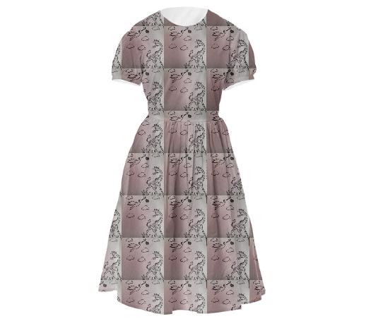 Stork and Giraffe Dress