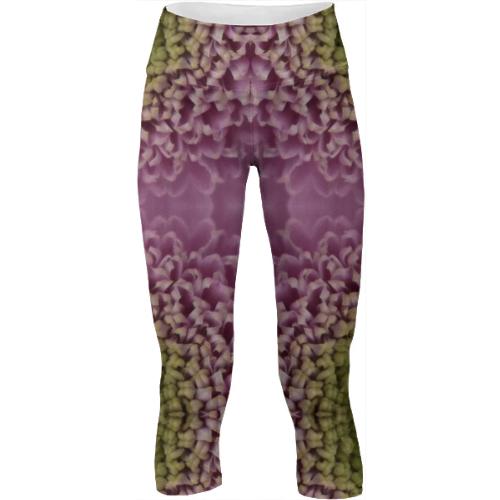 Floral Detail Yoga Pants