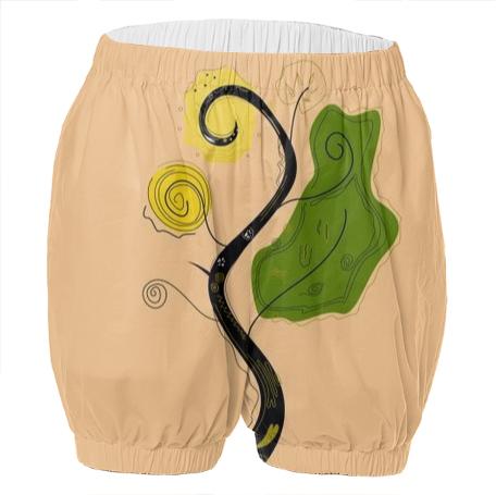 Designers Pants with Gold Tree