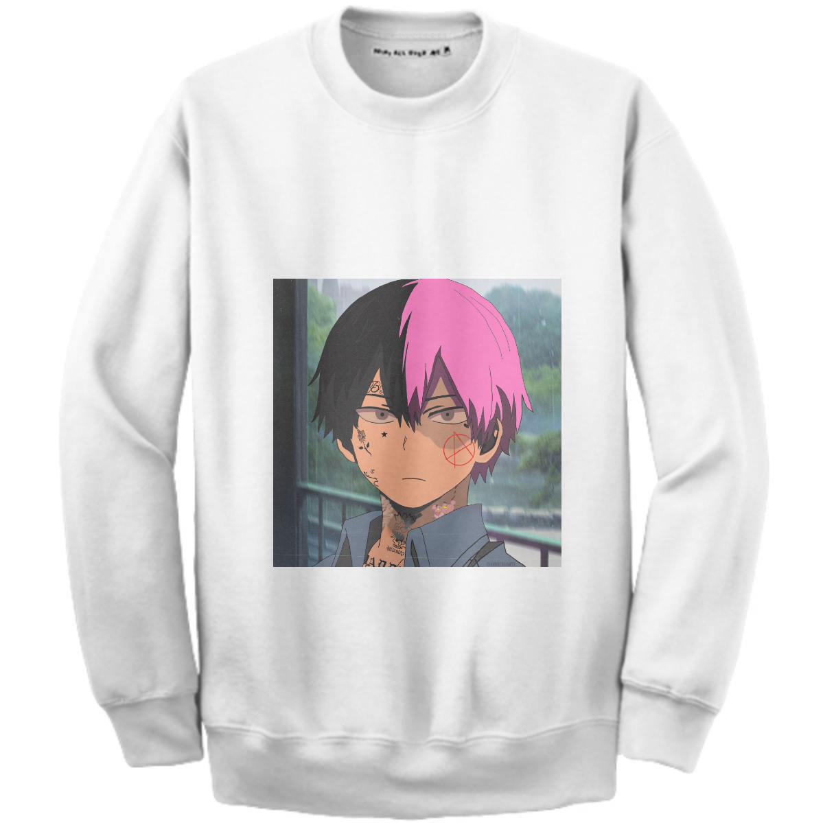Lil peep sales anime sweatshirt