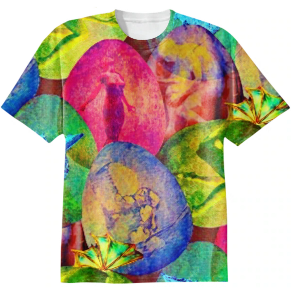 eggs, easter, embryos, dragons, wings, multicolor, trend  year