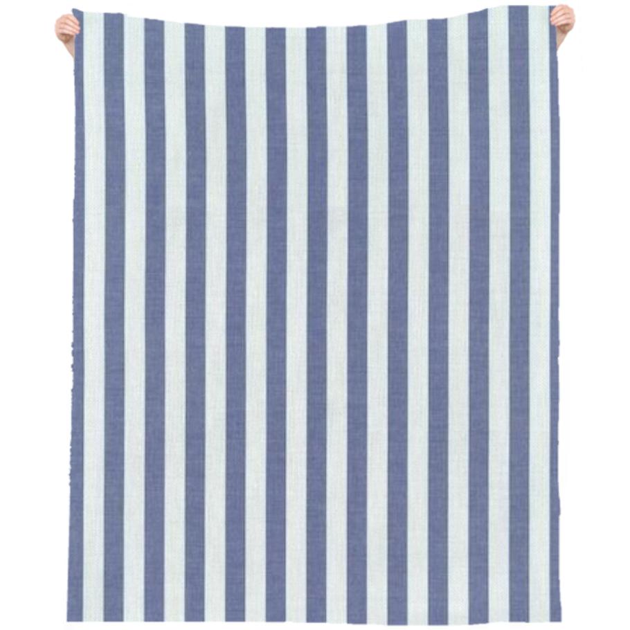 NAVY Linen Beach Towel