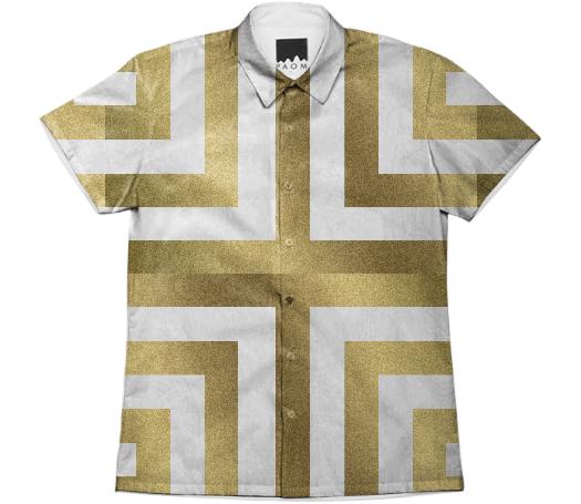 Gold Geometry Shirt