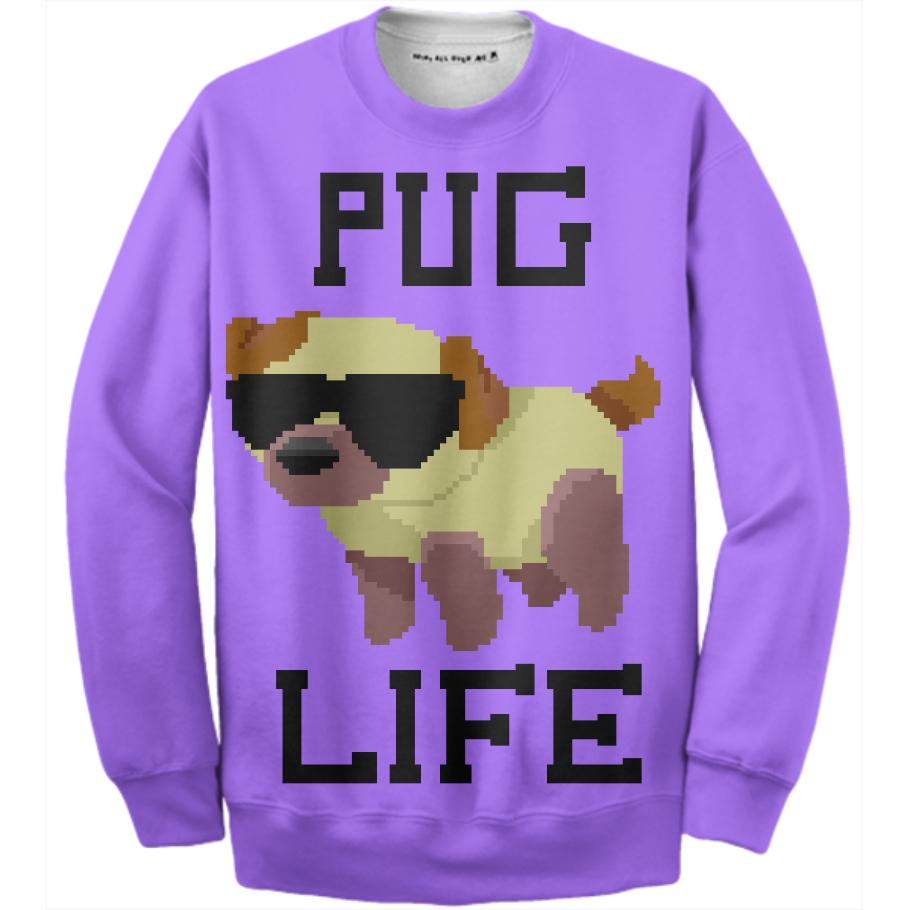 Pug Life Shades sweatshirt