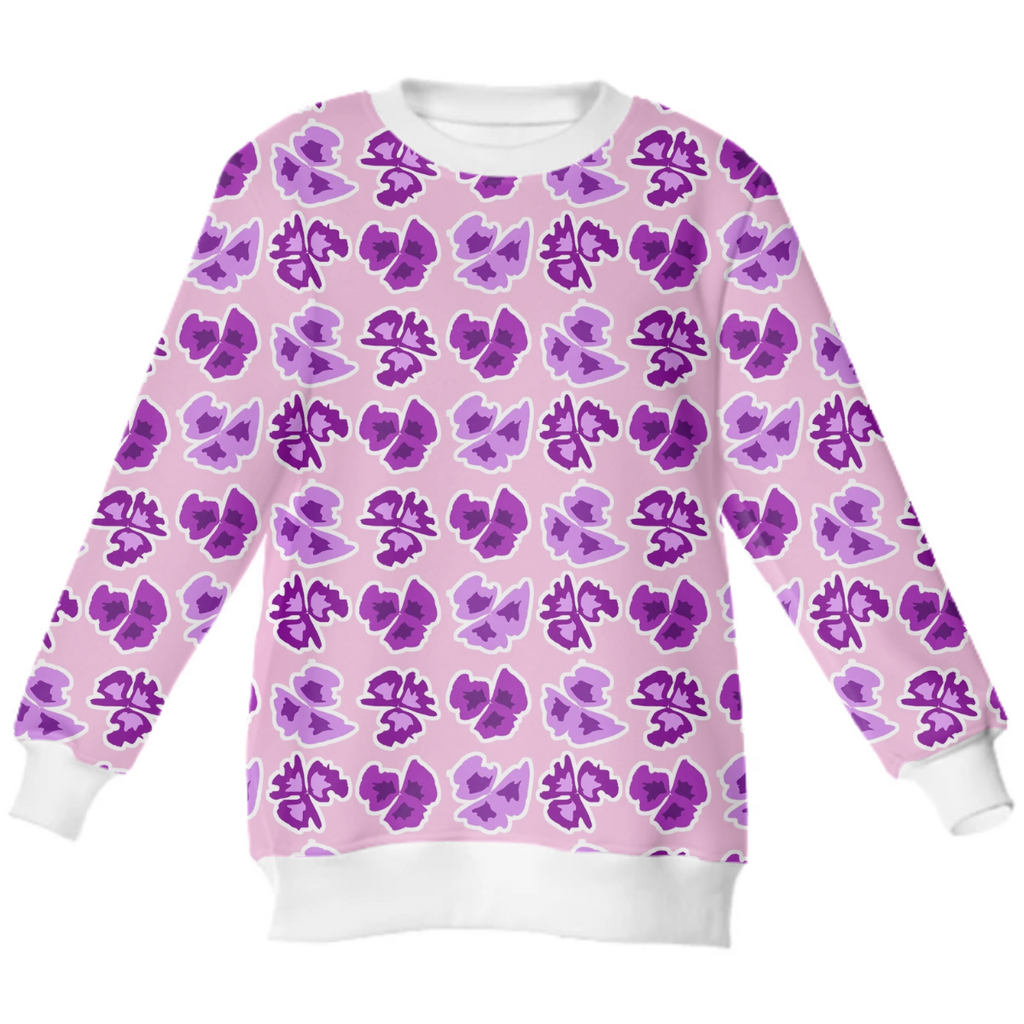 Purple Butterfly Leaves sweatshirt