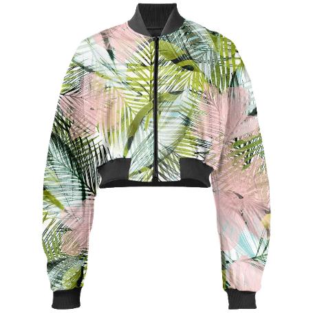 Abstract tropical flowers