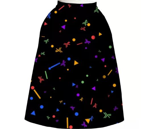 RetroHaskell Black Tako Full Skirt