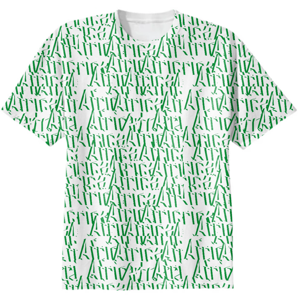 africa typography pttern