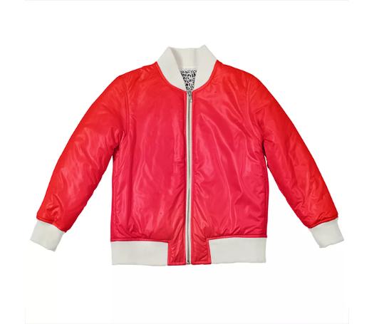 Kids Jacket In Red And Pinks