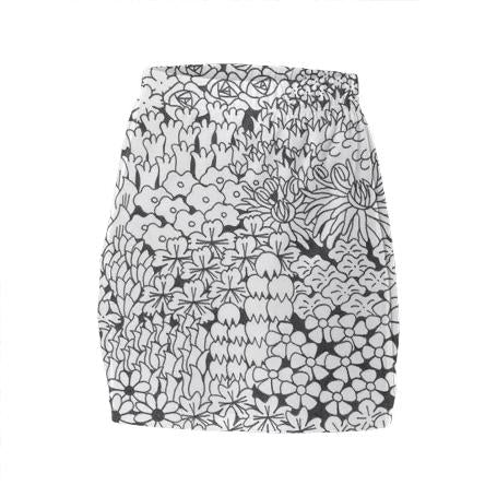 Drawing Blanks Mini Tube Skirt