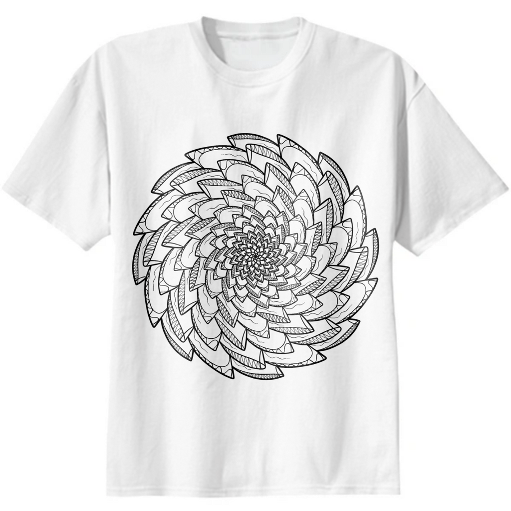 Spiral Floral Mandala