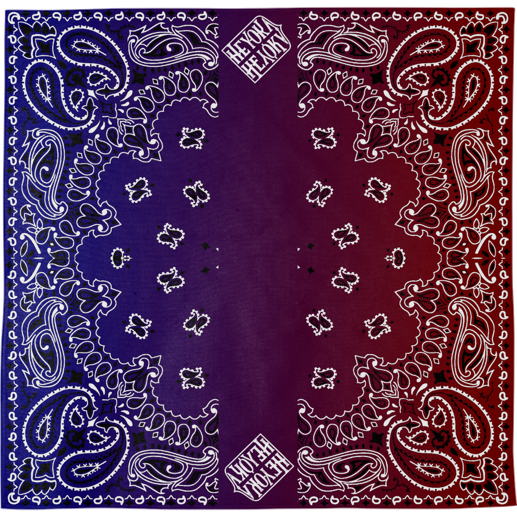 Blue/Red Heyoka Bandana