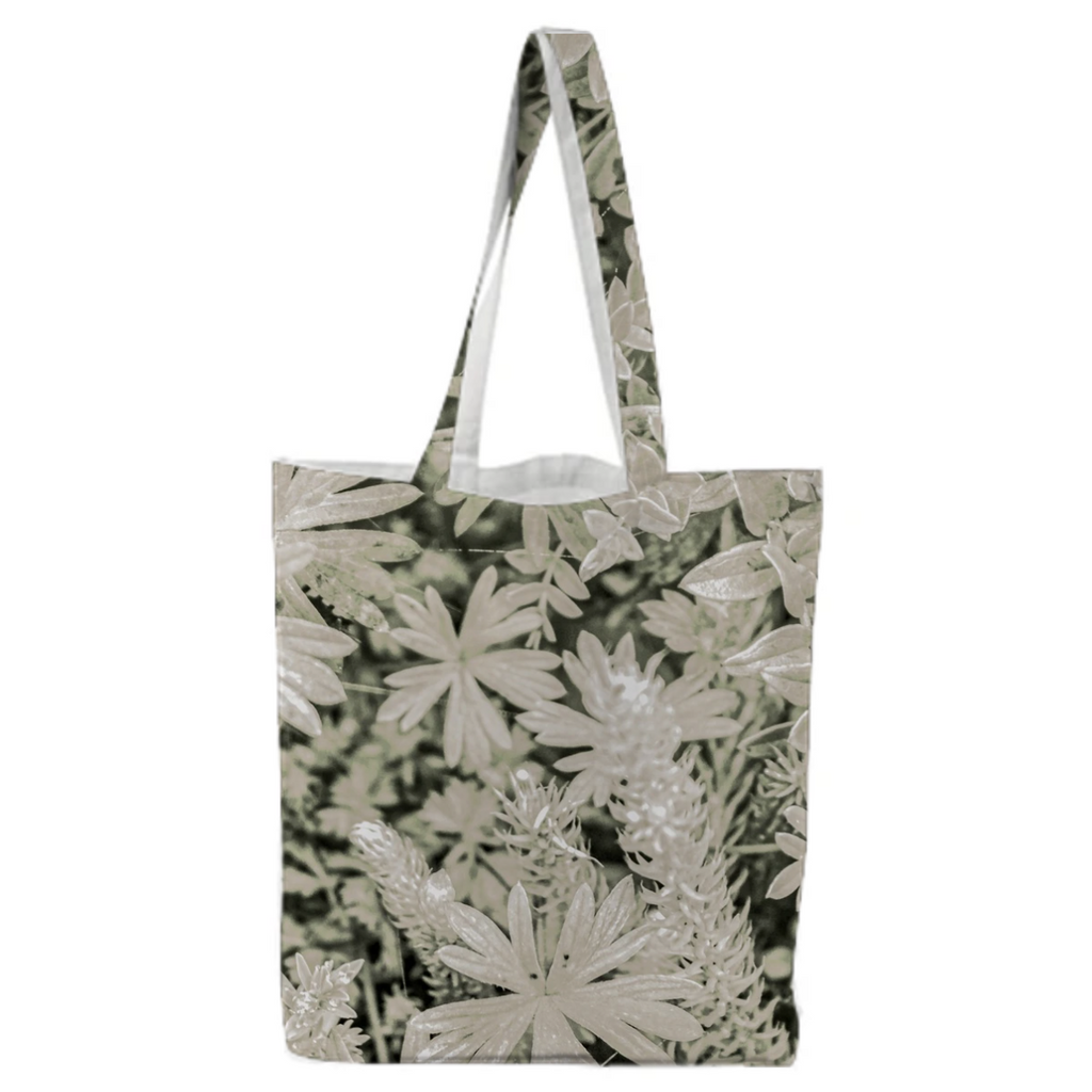 Pale Tropical Floral Print Pattern