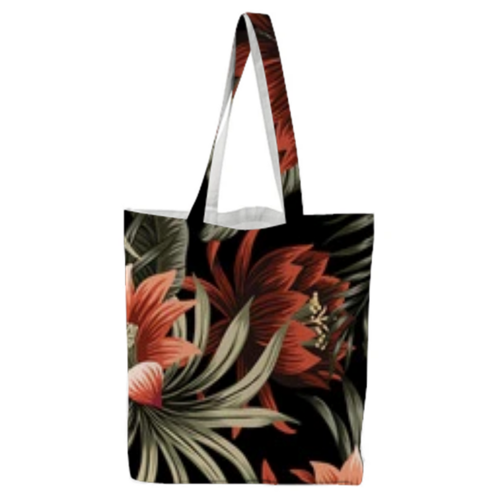 My Floral print designed tote bag