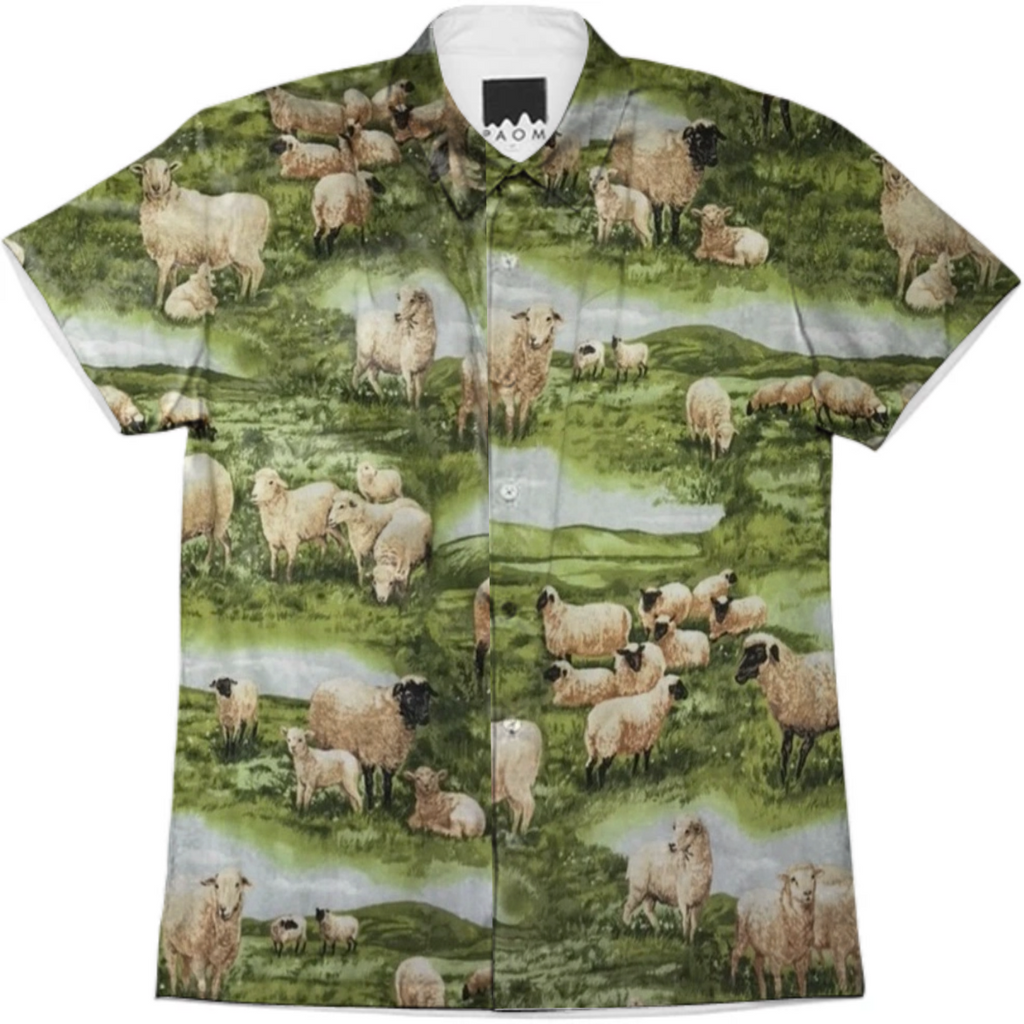 sheeps button up 3