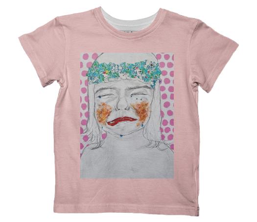 Kids T shirt crying girl