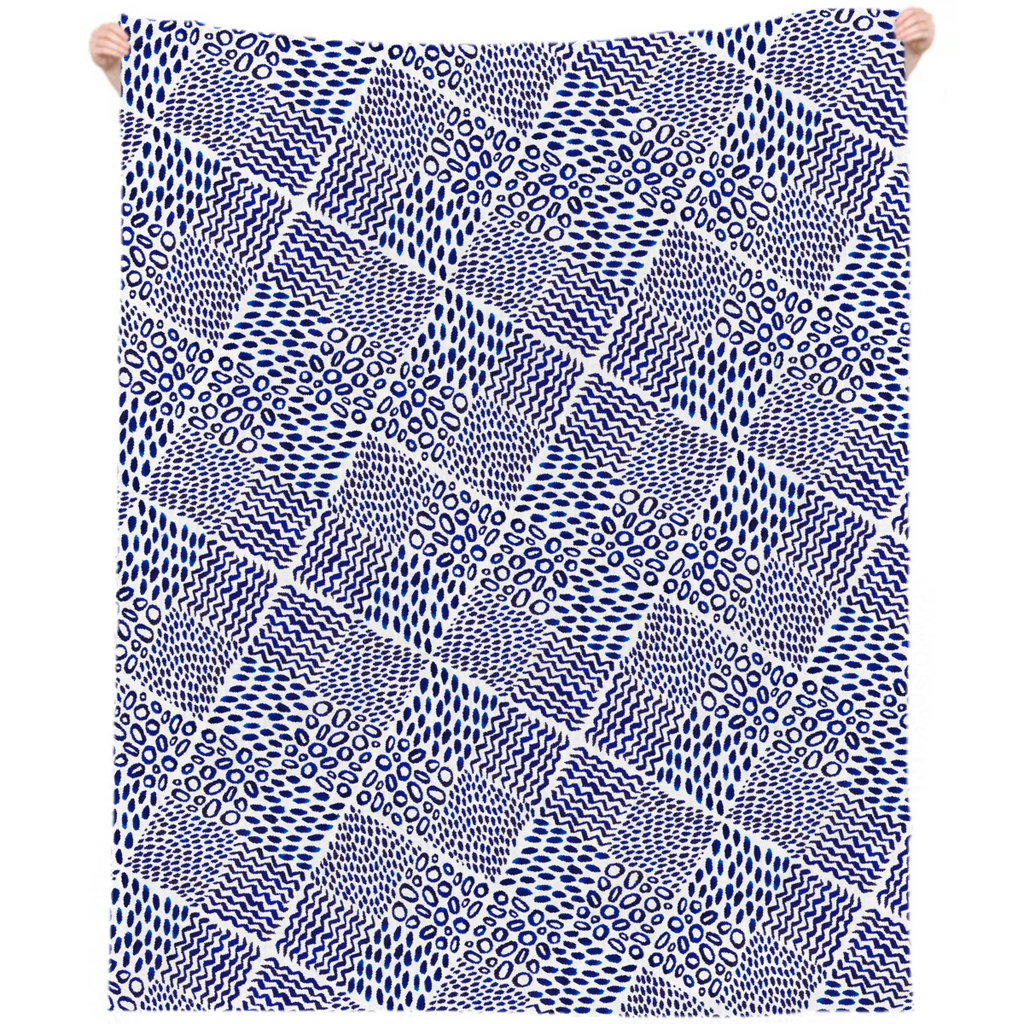 ultramarine tile blanket