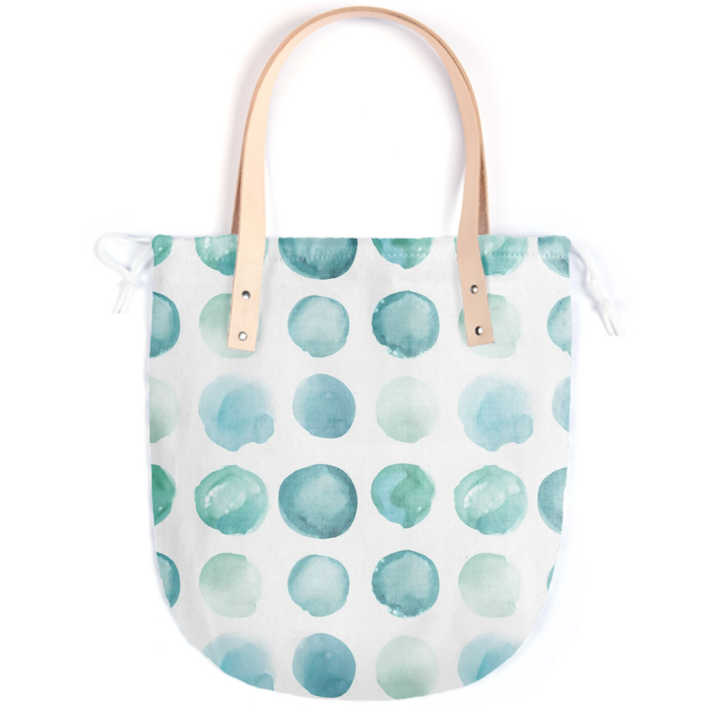 Aqua Sea Glass Juul Tote