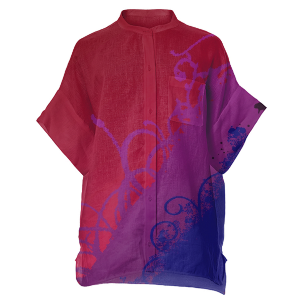 dark blue red