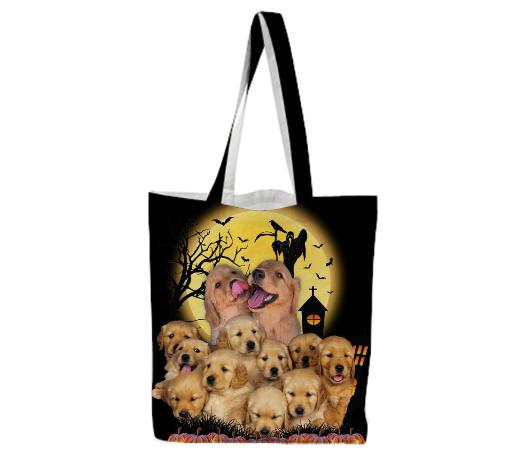 Dog Lover Halloween Tote Bag