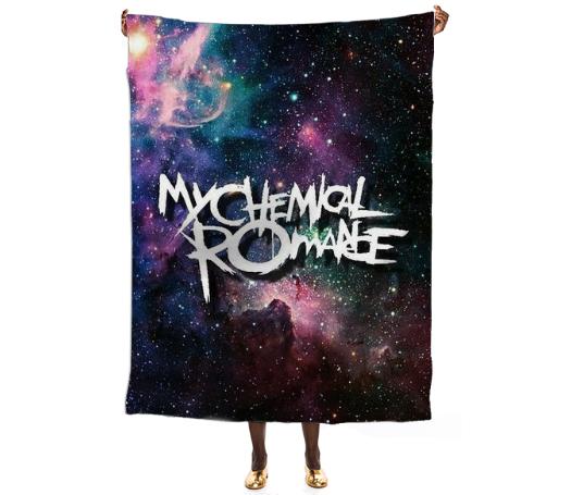 My Chemical Romance Rainbow Galaxy Blanket