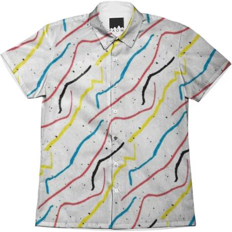 Primary Lightning Button Up Shirt