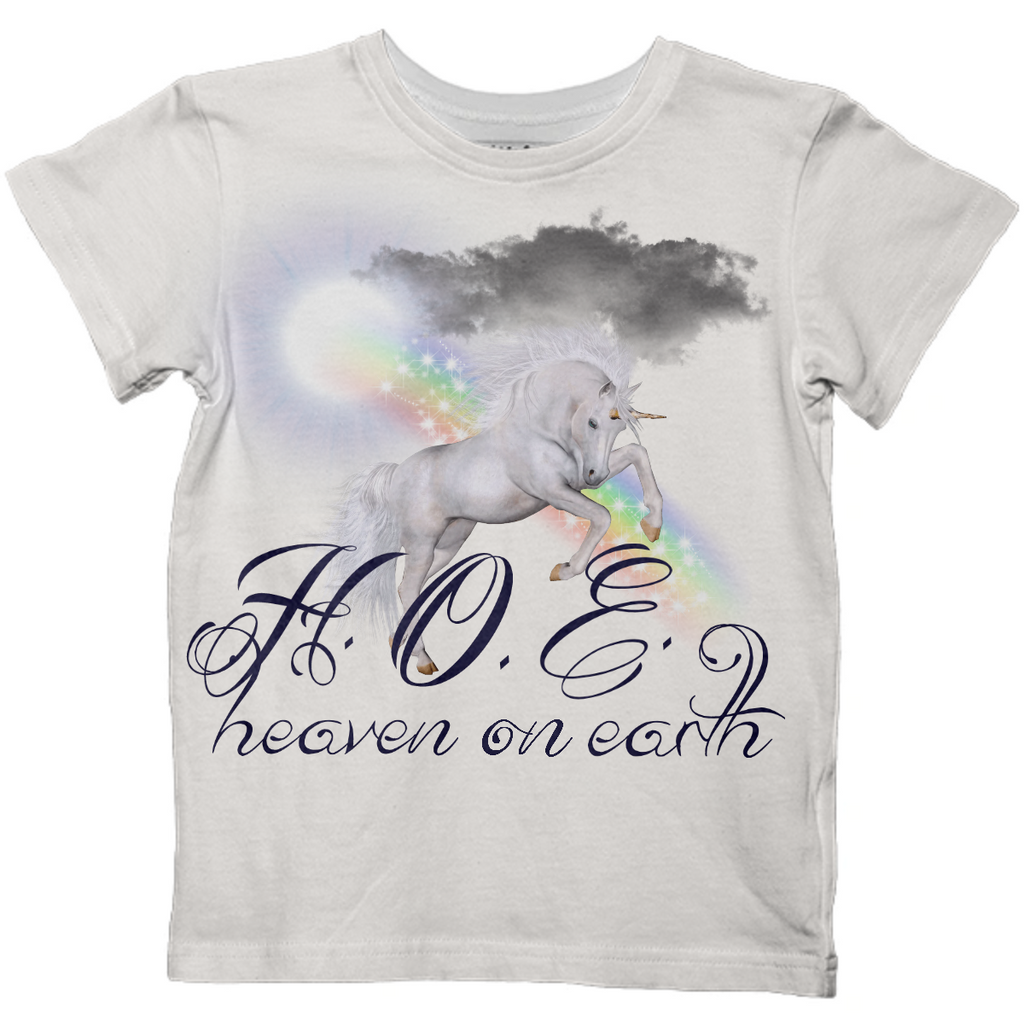 H.O.E. heaven on earth kids tee