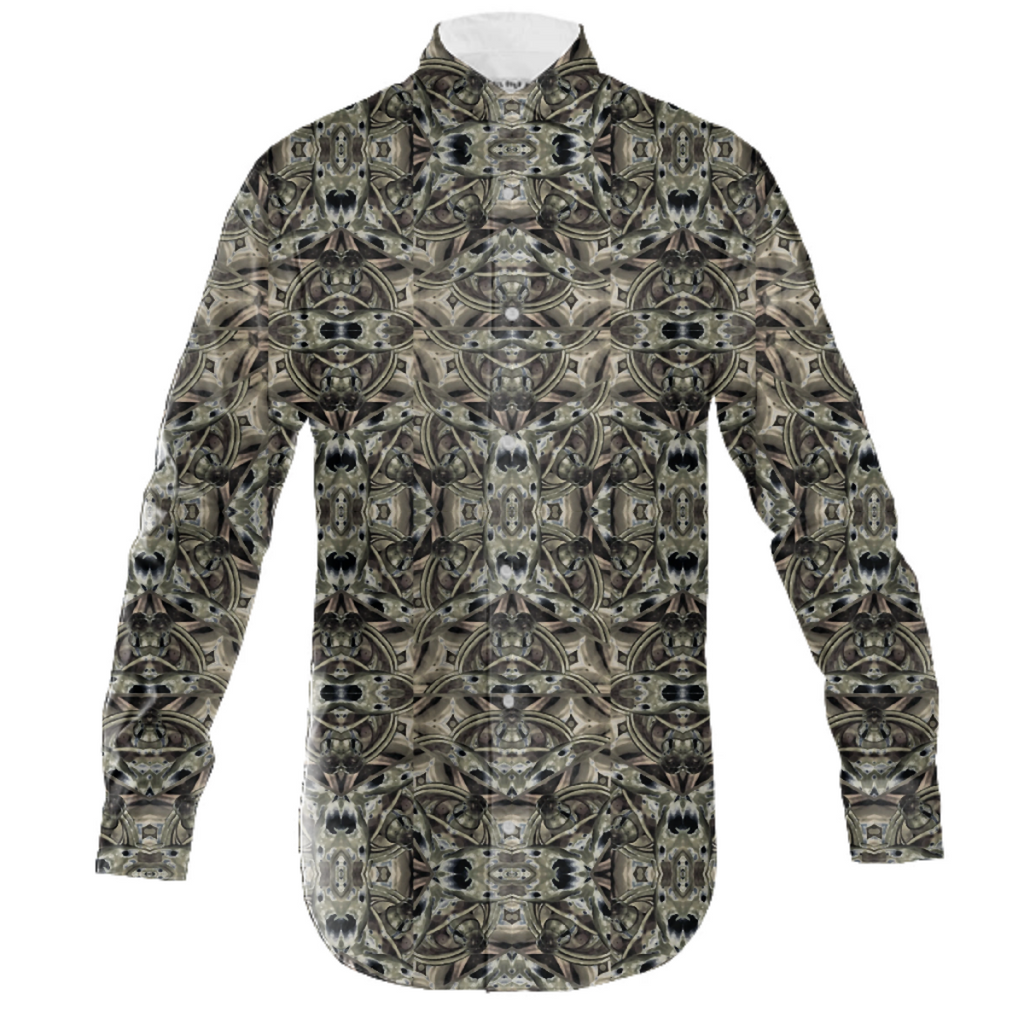 Steampunk Camouflage Print Pattern