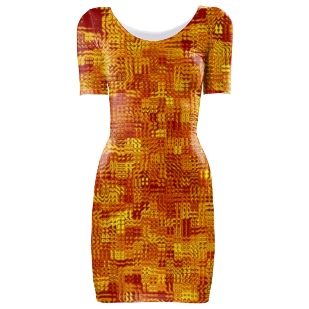 red gold liquid disturbed