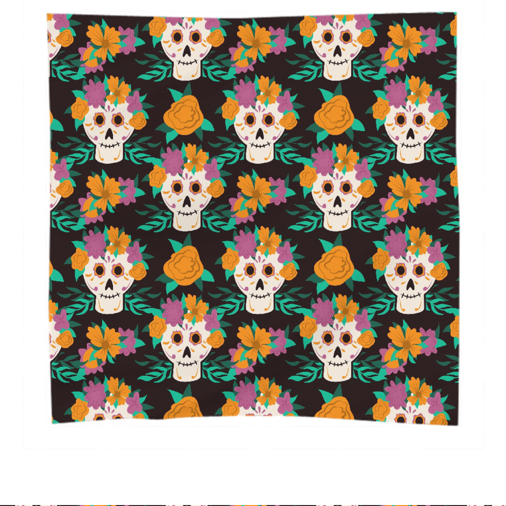 Dia de Los Muertos, Mexican Halloween seamless pattern